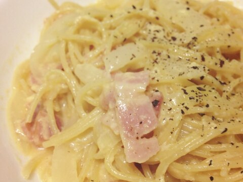 全卵 牛乳のお手軽カルボナーラ レシピ 作り方 By ゆぱ9223 楽天レシピ 全卵 牛乳のお手軽カルボナーラ レシピ 作り方 By ゆぱ9223 楽天レシピ
